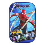 Lapicera Escolar Estuchera Gran Capacidad 3d Spider-man