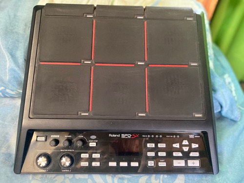 Roland Spd Sx Sampler Bateria Electronica 9 Pads Color Black