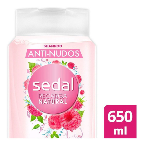 Shampoo Sedal Recarga Natural Hidratación Anti Nudos 650ml