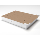 Cama Box 4 Cajones 1.90 X 1.40