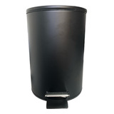 Cesto Tacho Basura 3 Litros Negro Liso Minimalista