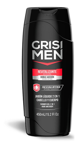 Gel De Baño Hombre Revitalizante Grisi M - mL a $64