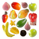 Kit 6 Frutas Artificiais De Cera À Sua Escolha - Fabricamos