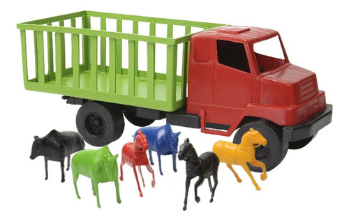 Kit 6 Caminhão Boiadeiro Brinquedo Infantil Prenda Atacado