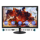 Monitor Gamer Fhd 24 Hdmi Vga 6 Interfaz 75hz Con Altavoces