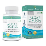 Nordic Naturals Omega Algas - Vegan Omega-3 Suplemento Para 