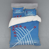 Fundas Para Edredones - Ambesonne Airplane Duvet Cover Set, 