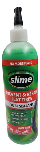 Sellador Cubiertas C. Camara Slime Moto Chau Pinchazos 16 Oz