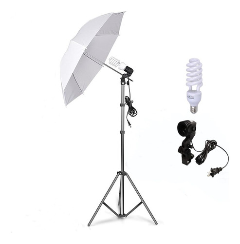 Kit De Fotografia Video Iluminacion Led Continua Sombrillas