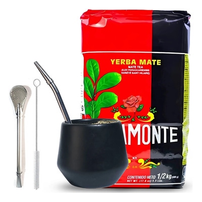 Kit Yerba Mate Rosamonte 500g + Bombilla Para Mate  | Meses sin interés