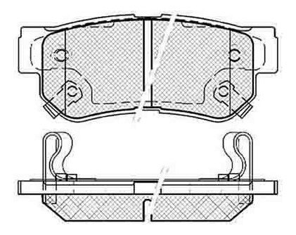 Pastillas Freno Para Hyundai Getz 1.1 - 1.6 02/ Tras Foto 2