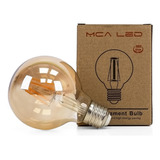 Lampara Filamento Vintage Globo Led 6w G80 Luz Calida Eco