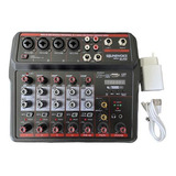 Mesa Som 6 Canais Mc6btbluetooth Usb Interface Live Ao Vivo