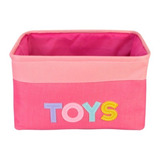 Caja Organizadora Para Almacenar Juguetes Ropa Closet Rosa