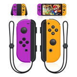 Set De Control Joy-con Joystick Inalámbrico Nintendo Switch Color Naranja
