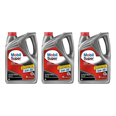 Pack X3 Aceite Mobil Super 5w-30 Semi Sintético 4.73l | Meses sin interés