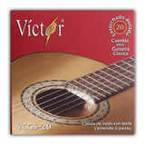 Encordadura Víctor Para Guitarra Clásica 3sets Modelo-20