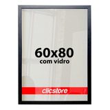 Moldura 60x80 Cm Com Vidro Quadro Foto Impressão Fotografia