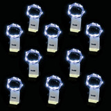 Pack 10 Luces Hada Con Pilas 20led 2mts
