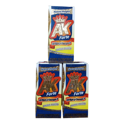 A K Forte 100 Tabletas C\u002F Omega 3 Y Cúrcuma Pack De 3 Piezas | Envío gratis