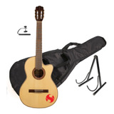 Guitarra Electrocriolla Gracia Cc Fishman+funda+soporte+capo