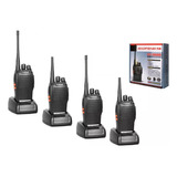 X4 Radio Transmisor Walkie Talkie Bf-888s Baofeng Woki Toki