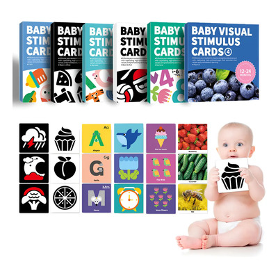 Tarjetas estimulacion visual bebe alto contraste 0-6 meses tarjetas educativas niños 0-5 años flash cards montessori aprendizaje temprano 90 piezas grande 17.5cm | MercadoLibre