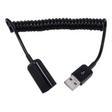 Cable Adaptador Usb A Macho A Hembra En Espiral (1)