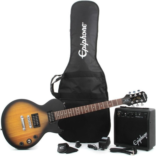 Paquete Guitarra Eléctrica EpiPhone Les Paul Con Accesorios