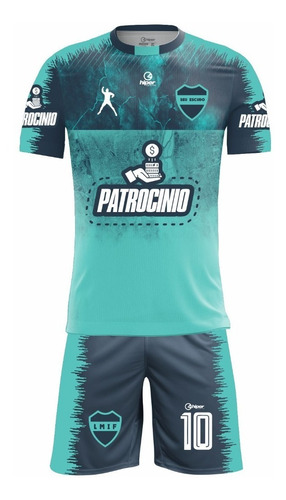 Jogo De Camisas+calção Fardamento Uniforme Futebol 13 Peças 