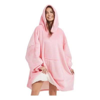 J Sudadera Cobija Con Capucha Oversize, Cobija Con Mangas