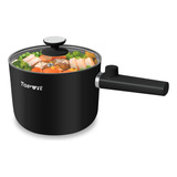 Hot Pot Eléctrica, Olla Ramen De 1.5l, Sartén Antiadherente 