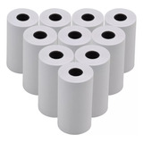 10 Rollos De Papel Térmico Blanco De 57 X 30 Mm/2,17 X 1