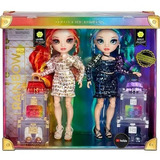 Rainbow High Set 2 Muñecas Laurel Y Holly Devious 2021