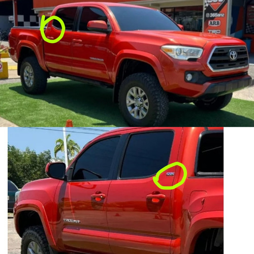 Emblema Letra Sr5 Cromado 4runner Tundra Tacoma Par Foto 6