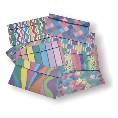 Sobres De Papel Decorado, 16.5x9.5 Cm, Papel Bond Color 1 | MercadoLibre