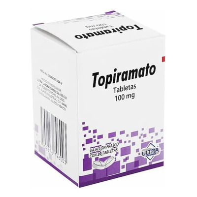 Topiramato Tabletas 100 Mg, 20 Tabletas | MercadoLibre