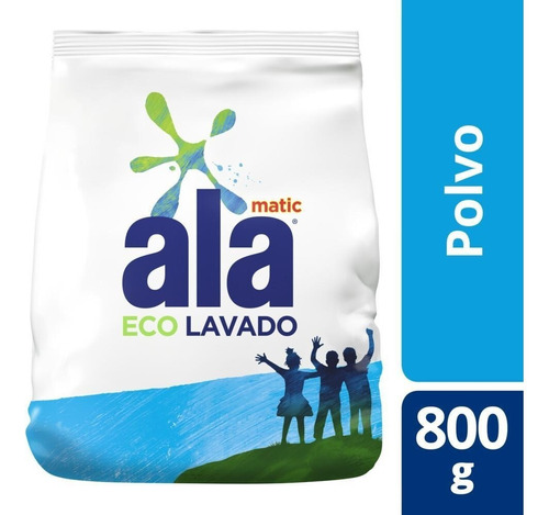 Jabon En Polvo Ala Matic Core Ecolavado X 800 Gr