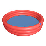 Piscina Inflable Infantil 3 Aros Color Rojo