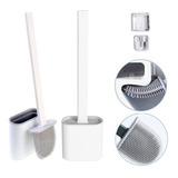 Escova Limpar Privada Vaso Sanitario Banheiro De Silicone 