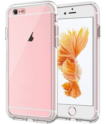 Estuche Forro Rigido Transparente Para iPhone 6s Plus 