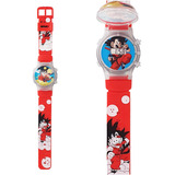 Reloj Niños Digital Luces Tapa Infantil Dragon Ball Goku