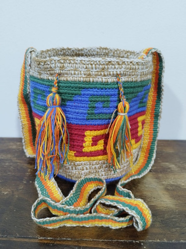 Mochilas Wayuu Pequeñas Originales Bolsos Tejidas A Mano