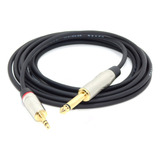 Cable Miniplug Trs Stereo Plug Ts Mono Sin Ruido 2m Hamc