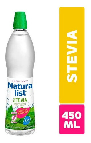 Endulzante Stevia Naturalist 450ml(3 Unidad)super