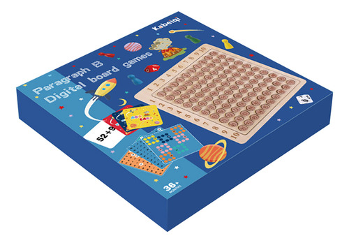 Juego De Multiplicación Y Suma Montessori De Madera En U, Mo