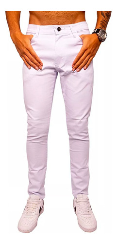 Calça Jeans Branca Skinny Masculina Medicina Enfermagem