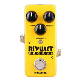 Pedal Efecto Nux Guitarra Nch-2 Rivulet Chorus Mini Core Color Amarillo