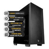 Pc Servidor Xeon E5-2686 V4 128gb Ram Ddr4, Nvme 1tb