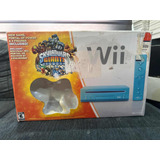 Caja Nintendo Wii Blues Edición Skylanders